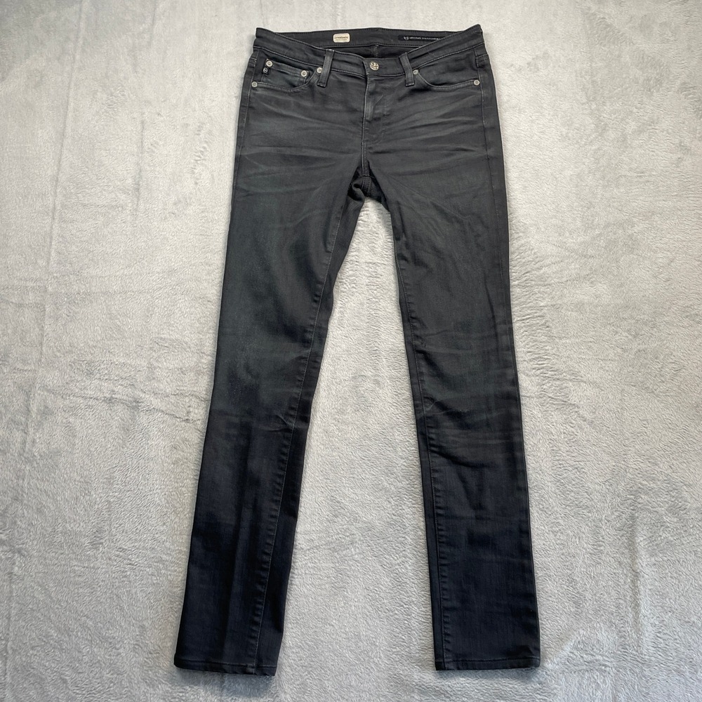 AG Adriano Goldschmied Premiere Jeans Womens 27R Gray Skinny Straight